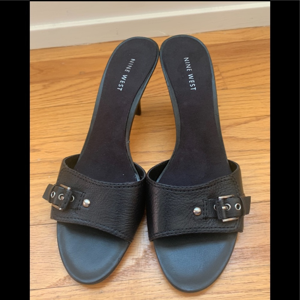 Nine West Black Florenzor Sandals Size 9